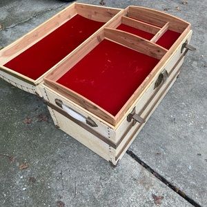 Vintage leather chest